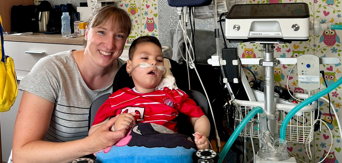 Ein Kunde von der ambulanten Kinderkrankenpflege REGENBOGEN
